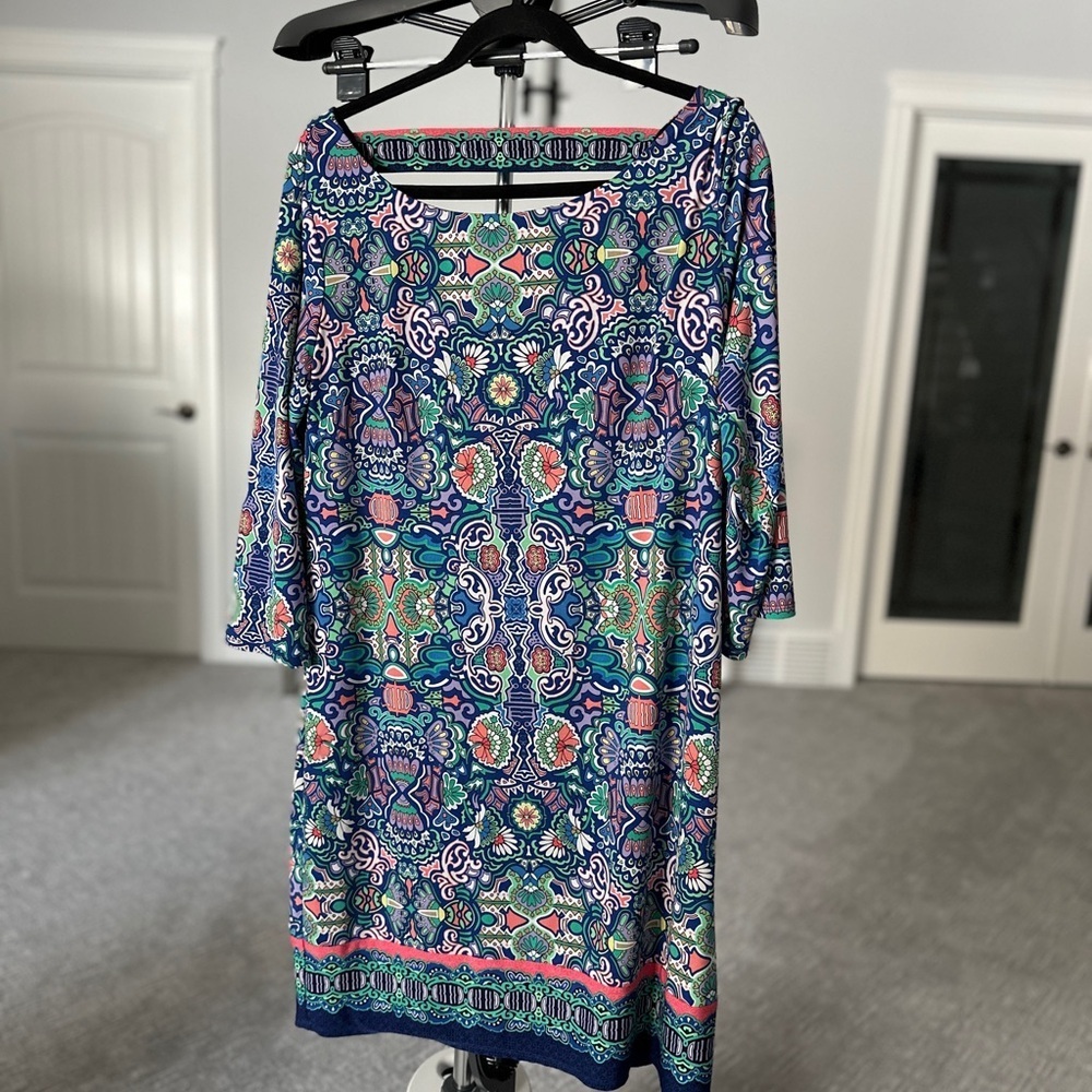Laundry By Shelli Segal Vibrant Dress | Designed in LA | Large | - Picture 2 of 9